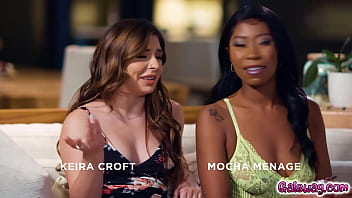 Preview 1 of Taxi 69 Com - 2 lesbian couples Mocha Menage,  Keira Croft and Sabina Rouge,  Chanell Hearttry try to bring back their adventurous sex life since they become boring.