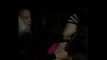 Preview 4 of Japastep Mom - Backseat masturbation