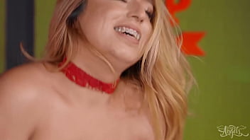 Preview 4 of Dotage Jerking - (Michael) Sees Barmaid (Paradise) Serving From Between Her Boobs Wants To Get Served - Trans Angels