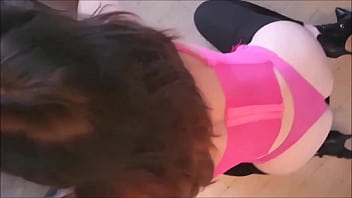 Preview 1 of Threesome With Big Booty Sister - 800 - French Amateur,  Satin Lingerie,  Clothed Sex,  sucking Dick,  Deepthroat,  BlowJob