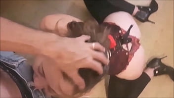 Preview 4 of Threesome With Big Booty Sister - 800 - French Amateur,  Satin Lingerie,  Clothed Sex,  sucking Dick,  Deepthroat,  BlowJob