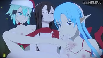Preview 1 of Hd Top Hot - Crhismas whith asuna elf