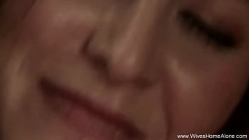 Preview 4 of Wife Fuck Front Her Hubby - Skinny Redhead Wifey Makes Herself Orgasm Session