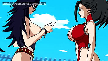 Preview 2 of Kor School - Nemuri and Momo have fun during an exam.