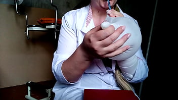 Preview 3 of Sxs Video Sunny - Nurse tells how to make a sex toy