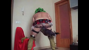 Preview 1 of X X X Xxc - Sissy Coca takes big dildo balls deep