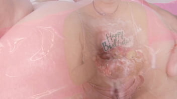 Preview 2 of Maks Kazino - 0% pussy Anal Fucked Dirty Maid&#039_s Ass Anniversary,  strawberries in the ass Dirty ass to mouth cake. balls deep