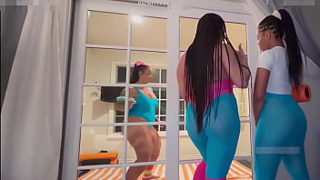 Preview 3 of Hijra Video Sex - Ami Bue Stretched and FUCKED by the Yoga Instructor BADKITTYYY
