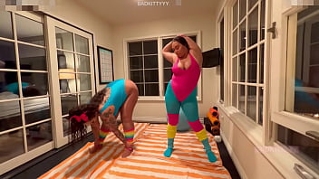 Preview 1 of Hijra Video Sex - Ami Bue Stretched and FUCKED by the Yoga Instructor BADKITTYYY