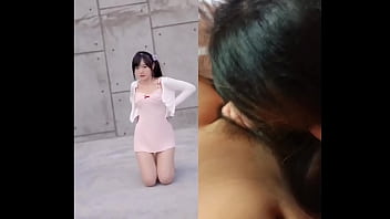 Preview 1 of Ladyboy Casting - 母狗蒋七七太骚了
