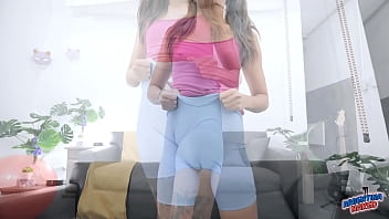 Preview 2 of Ma Malese - Ass Spreading Petite Babe Has Puffy Cameltoe!