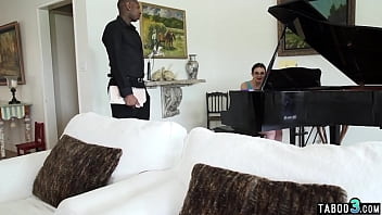 Preview 1 of Www Sex Margo Sullivan Com - Petite teen Amy Faye loves playing on piano and on stepdads big black cock