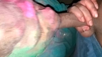 Preview 1 of Hot Latina Stripping On Webcam - Sucking black big cock
