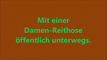 Preview 1 of Saqlain - Mann in Damen-Reithose - outdoor