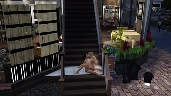 Preview 1 of Ginger Bony Mx Porno - Беременная подруга поднималась по лестнице. Пришлось &quot_подтолкнуть&quot_