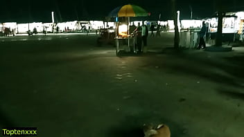 Preview 1 of Anal Hd Yes - Desi bhabhi and her sister hot threesome sex with tourist boy at sea beach