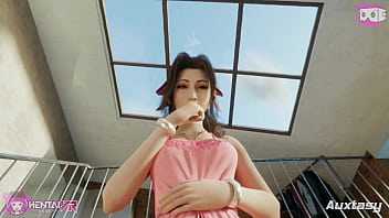 Preview 4 of In Zym - Aerith Pussy Rub