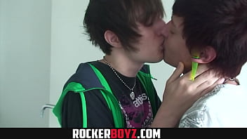 Preview 1 of Cum Cocktaili - Rocker Boyz - Hot And Randy Twink Fucks His Buddies Ass