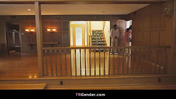 Preview 1 of Cold Planet Hot Encounters - Interracial shemale action with TS Alexa Scout