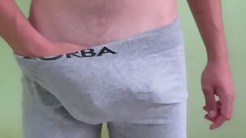 Preview 2 of Yoga Big Boobs Sex Brazzer - Pau duro de cueca