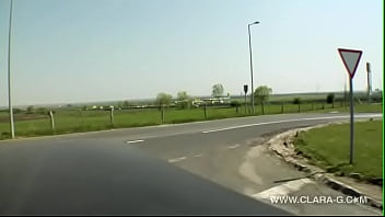 Preview 1 of Big Ass Poran 18 - Sandy AKA Vega Vixen FULL FISTING with Clara G Teaser#1 - A MUST !! - The whole scene in the Limousin,  while driving ON THE HIGHWAY in Hungary,  comedy at the gas station,  fucking in the limo,  AMAZING SCENE,  a lot of fisting...A MUST SEE ..