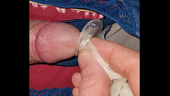 Preview 2 of Lets Have Baby - Cum on my wife pantie and play with a condom