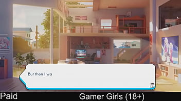 Preview 1 of Sunny Lbf Choulejanimal Hoursh - Gamer Girls (18 ) ep1