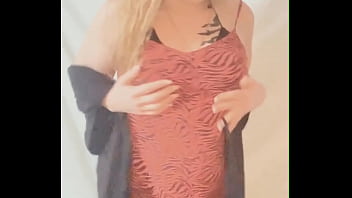 Preview 1 of Porn Horse 45 - Hot blonde dancing in crotchless panties