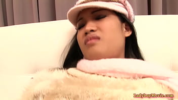 Preview 4 of Big Boss Xxx Hd Video - Ladyboy June Ass Toyed And Goes To Get Fucked Bareback