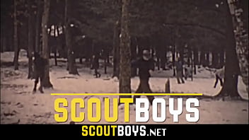 Preview 1 of Pussy Pumping Milk - Twink ginger takes the pledge and a big cock from scoutmaster-SCOUTBOYS.NET