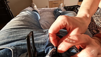 Preview 1 of Thread Catch - StepSis make greatest blowjob and get cum on tongue