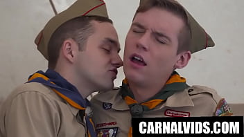 Preview 1 of British Housewives - Boys Will Be Boys In Troop Time
