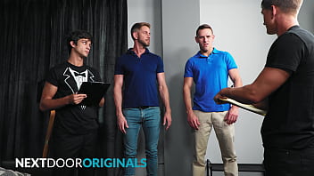 Preview 2 of Brandi And Son Jordan - NextDoorStudios - Roomies Ingeniously Come Up With A Plan To Get Good D - Elliot Finn,  Shane Cook -