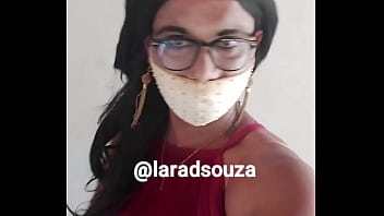 Preview 1 of Just 18pass Indian - Indian crossdresser slut Lara D&#039_Souza showing her busy ass