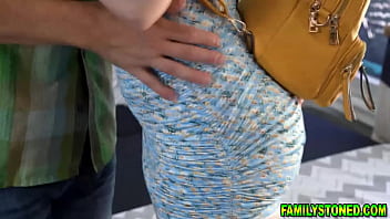 Preview 1 of Dani Jensen 2018 - family.com-Lily Lou decides to come on to her stepdaddy and get a good taste of his throbbing meat