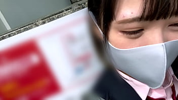 Preview 1 of Jap Milf Mp4 - ハメ撮り　おさない顔なのに巨乳JK。制服を着たままSEXがエロい。猫カフェでデートをした後ラブホテルでおじさんとSEX。おっぱいを揉まれて気持ちよさそう。おじさんの巨根をまんこに入れられて絶頂。　https://bit.ly/3u0Pf4K