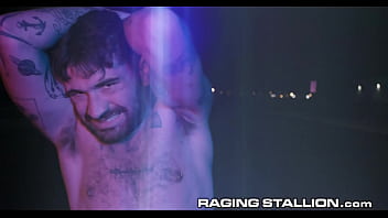 Preview 1 of Offices Babe - Hot Hunk Prisoner Destroys Lawyer&#039_s Asshole - Chris Damned,  Travis Connor - RagingStallion