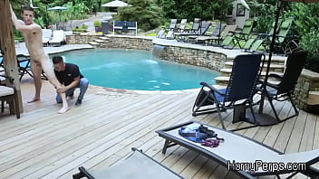 Preview 3 of Toilet Spycam Women Pooping - Poolside bareback quickie with the security guard