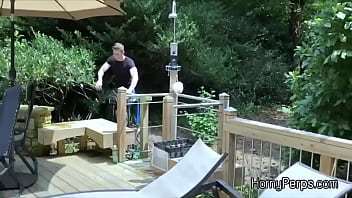 Preview 1 of Toilet Spycam Women Pooping - Poolside bareback quickie with the security guard