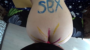 Preview 3 of Taboo Film Porno - Mature lesbians have fun with a strapon. Juicy PAWG shake and hairy asshole close up POV