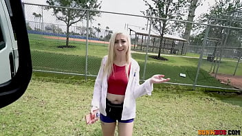 Preview 1 of Youjizz 18 - Cameron Minx White Girl Fucked in the Bus