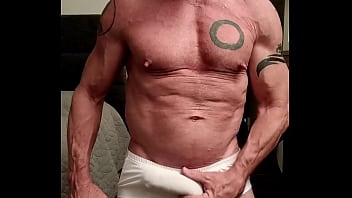 Preview 2 of Xxxxx Viedo Com - LA Dave shows off his cock in white underwear