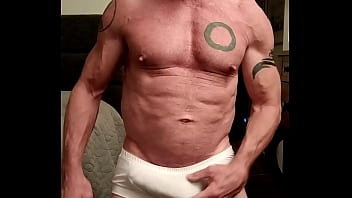 Preview 1 of Xxxxx Viedo Com - LA Dave shows off his cock in white underwear