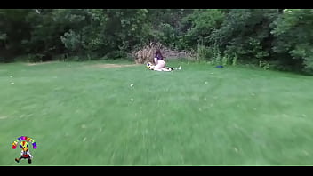 Preview 2 of Goulou Mama - Hot BBW gets fucked in a park in broad daylight