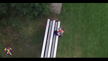 Preview 3 of Goulou Mama - Hot BBW gets fucked in a park in broad daylight