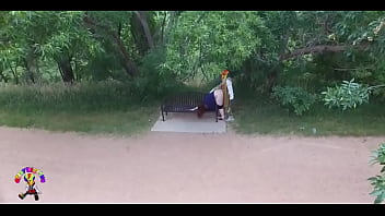Preview 1 of Goulou Mama - Hot BBW gets fucked in a park in broad daylight