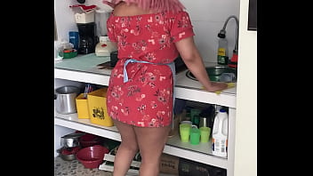 Preview 1 of Indian Man Forced Sex - Con mi cu&ntilde_ada nos dejan solos y nos cogimos en la cocina que ricura