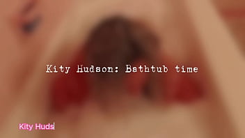 Preview 1 of Hairy Pits Moms - Kity Hudson Bath tub time
