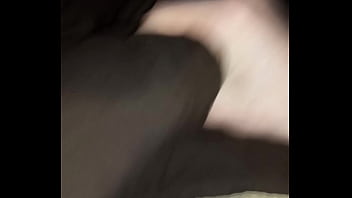 Preview 1 of Oops Hairy Girl - Watch use his blanket to bust real fat