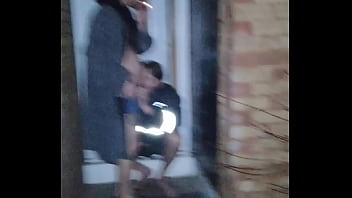 Preview 2 of Chainase Massage - Caught Outside Smoking